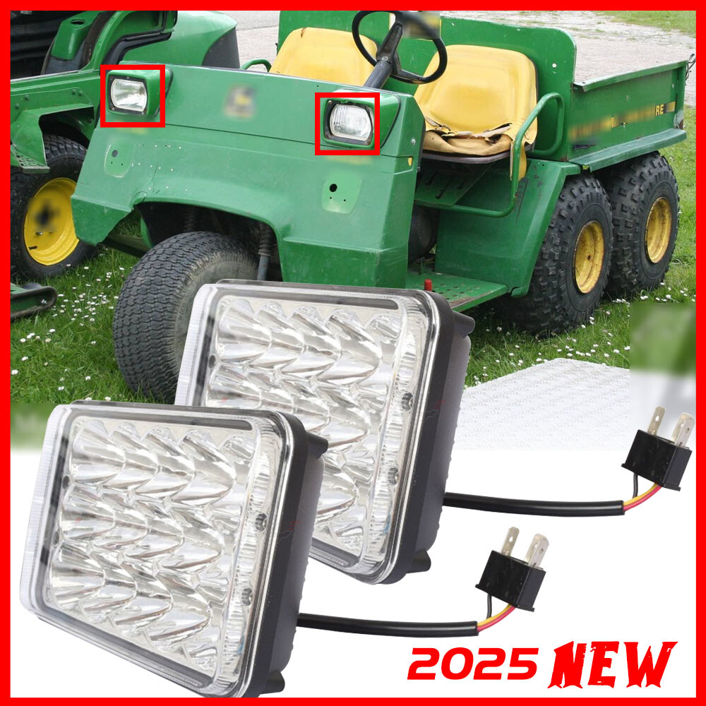 Fits John Deere Gator 6X4 Utility Vehicle LED Headlight DOT Offroad Headlamp
