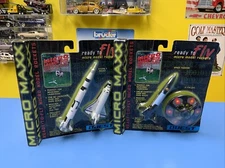 (2) Quest Micro Model  Rocket Saturn V- Space Orbiter & Space Fighter- Alien UFO