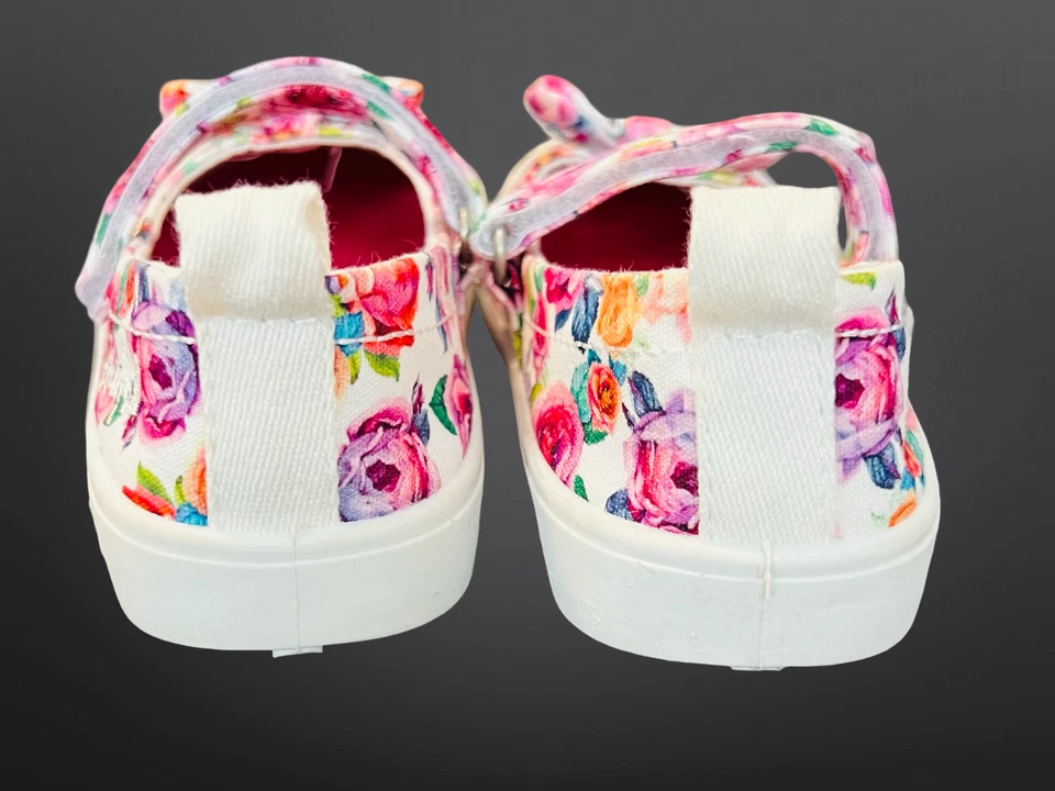 Usado en Excelente Condición Blowfish Malibu Verona Niña Floral Mary Jane Zapatos Lona Talla 8M Foto 4 de 4
