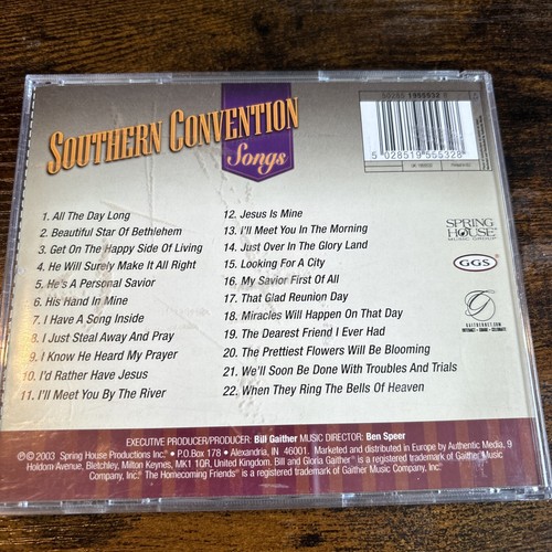 Bill & Gloria Gaither Southern Convention Songs (CD)Their Homecoming Friends - Picture 2 of 3