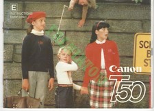 Vintage Canon T50 Manual