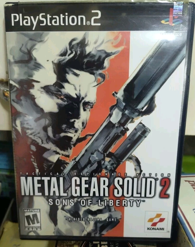 Metal Gear Solid 2 Sons of Liberty PS2 Game 2001