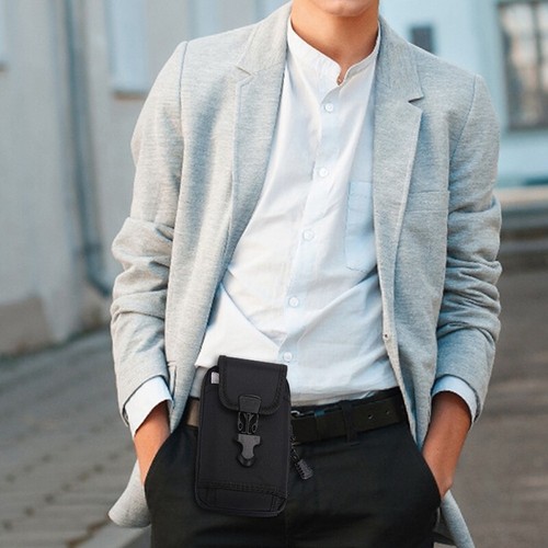 FitBAG Handytasche Für Minimal Phone - Alcantara Mit Reinigungsfunktion