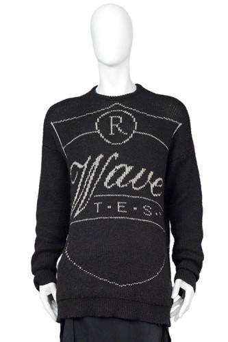 Raf Simons, VINTAGE RAF SIMONS WAVE SWEATER 2004