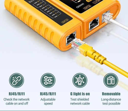 ANENG M469D RJ45 Network Cable Tester Ethernet Line Wire Remote Continuity USB - Zdjęcie 5 z 15