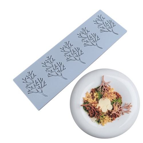 5pcs/set Coral Leaf Lace Mat Cake Mold Sugar Craft Silicone Pad Fondant Mould - Picture 6 of 8