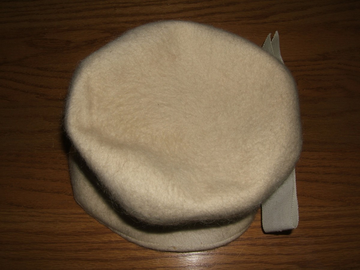 Vintage Mahara Mohair Wool Bowler Hat Ivory Made in Poland Size 7 Low Crown Wool Felt Bowler Hat – Village Hat Shop main image 4