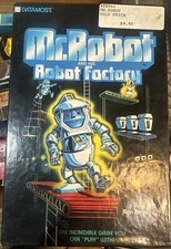 Mr. Robot And His Robot Factory Commodore 64 Datamost 1983 Rare CIB