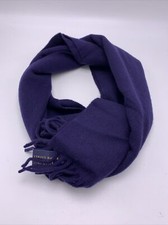  58 Polo Ralph lauren mens wool scarf  Navy PONY Italy c10 Q