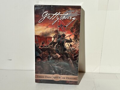 Gettysburg Three Days of Destiny  2003 SEALED *BUY 2 GET 1 FREE VHS*