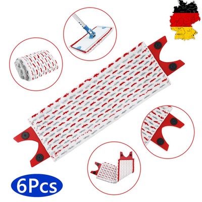 6x Wischbezug Ersatz für Vileda UltraMax XL Wischmopbezug Microfaser Microfibre