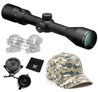 Vortex Optics Diamondback 3-9x40 Dead-Hold Riflescope with Hat and Rings Bundle