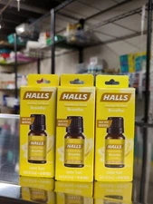 3 Halls Essential  Oul Blend Breathe Mentho Lemon Scent .33fl oz