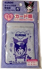 Sanrio x Daiso Kuromi Lolita Style Zip Bags A7 Size 15 pcs Cheeky But Charming