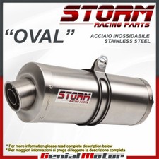 Exhaust Storm by Mivv Muffler Oval inox Yamaha Xt 1200 Z Supertenere 2015 15