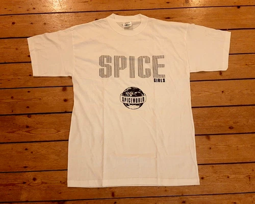 SPICE GIRLS Vintage NEW T Shirt Spiceworld Promo Album 1990s vintage concert t-shirt, vintage, single stitch, B+ condition