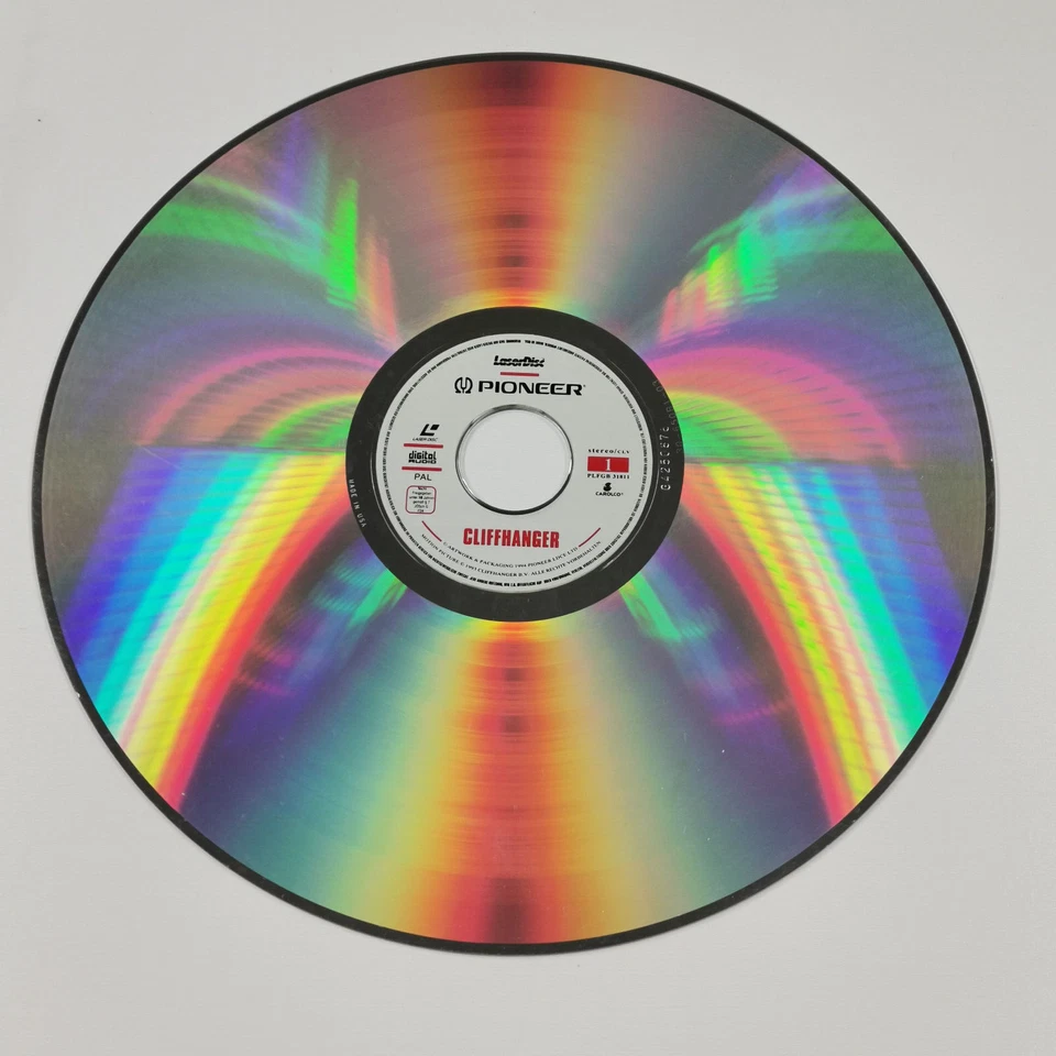 Laser Disk Disc - LD Cliffhanger - Hang on - 1994 - Bild 3 von 4