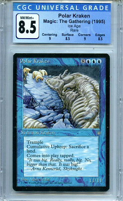 MTG Ice Age Polar Kraken CGC 8.5 NM-MT+ Magic Card WOTC