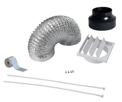 Cookology DK1M120 120mm 100cm Ducting Kit for Cooker Hoods Extractor Fans  UK