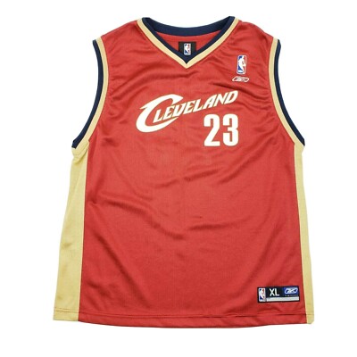 Vintage Reebok Lebron James Cleveland Cavaliers Jersey YOUTH XL 18