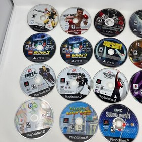 Video Game Disc Lot Of 90 Games PS2, PS3, PS4, Xbox 360 One, Wii Untested