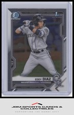 2021 Bowman #BCP-33 Eddy Diaz Chrome Prospects