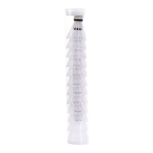 12pcs Plastic Badminton Balls Lightweight Badminton Shuttlecock Supplies (White) - Picture 7 of 10