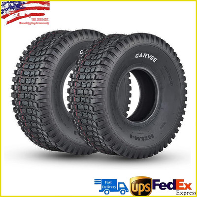 Set Of 2 20x8-8 Lawn Mower Tires 4Ply 20x8x8 Garden Tractor Turf Tyres 20x8.00-8