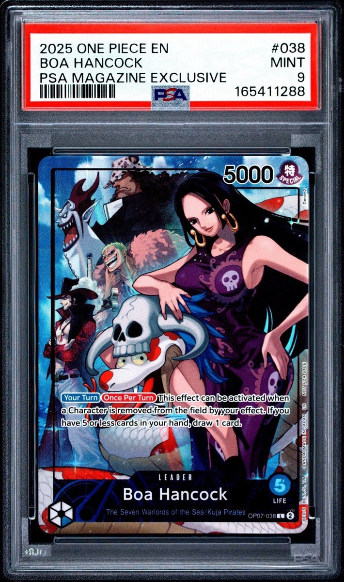 Boa Hancock (2025 PSA Magazine Promo) OP07-038 One Piece Promotion