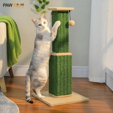 32" Large Ultimate Cat Scratching Post with Woven Sisal Base Ball Toys