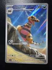 2025 Pokemon Krokorok 136/086 Black Bolt Illustration Rare IR Holo