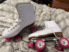 Chicago Chicago Skates White Roller Skates with Pink Wheels Ladies Size 8 US