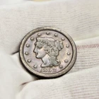 Photo of a 1852-P Large Cent from an eBay sale