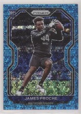 2020 Panini Prizm Rookie No Huddle Blue Prizm 46/79 James Proche #382 0c6