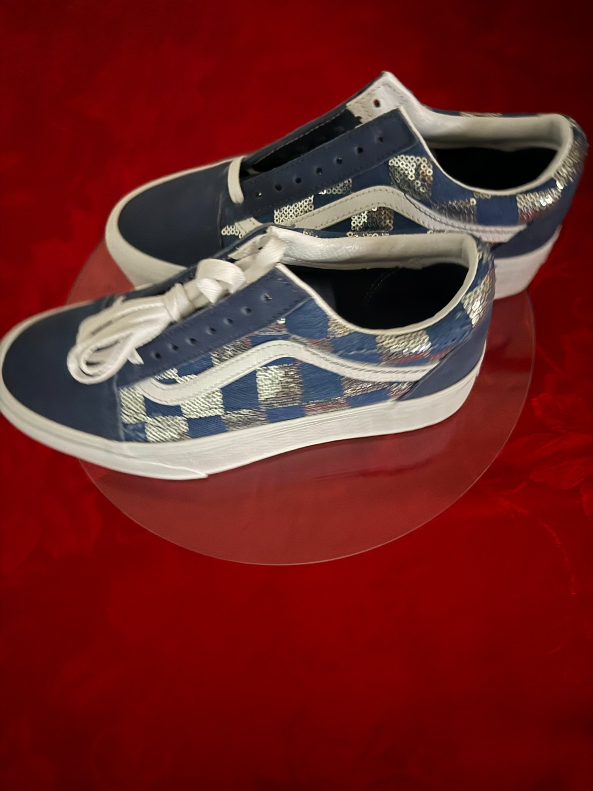 Denim Sequin Check Women&rsquo;s 8.5