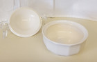 Vintage MCM Pfaltzgraff Heritage White Covered Butter Crock Tub Excellent USA — photo 2