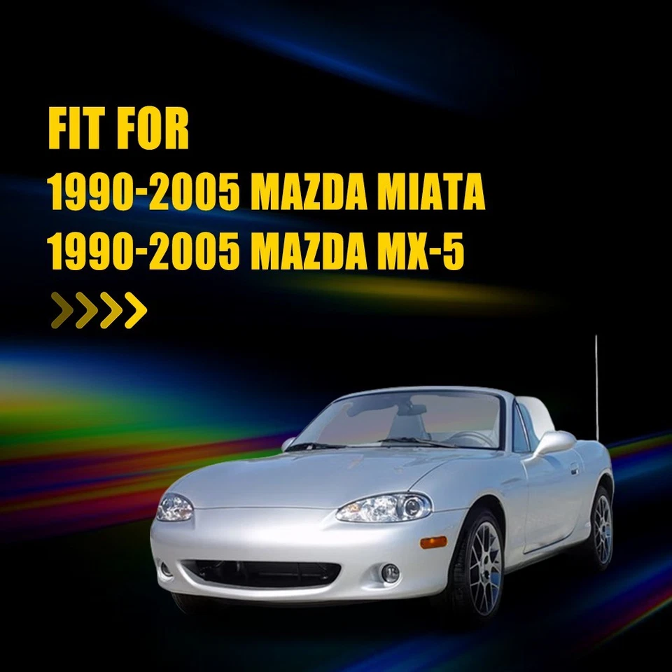 2-40X Carcasas de luces de señalización laterales delanteras traseras para 90-05 Mazda Miata MX-5 rojo ámbar Foto 4 de 4