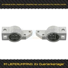 2X FEBI BILSTEIN LAGERUNG, LENKER VORDERACHSE LINKS + RECHTS HINTEN UNTEN