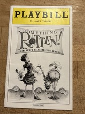 SOMETHING ROTTEN Sept 2016 Broadway Playbill! ROB McCLURE Leslie Kritzer W CHASE