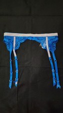 Victoria'a Secret Lace Garter With Rhinestone Trim Size XS/S, NWT