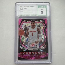Obi Toppin RC 2020 Panini Prizm Draft Picks Crusade Pink Cracked Ice Prizm CSG 9