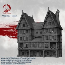 Market Town Tavern - Vladistov - Dark Realms Terrain Wargaming D D DnD