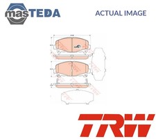 GDB3477 BRAKE PADS SET BRAKING PAD FRONT TRW NEW OE REPLACEMENT