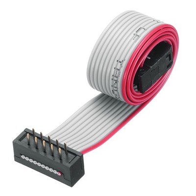 IDC Wire Flat Ribbon Cable FC/FD Connector A-type 10Pins 0.3Meters Long