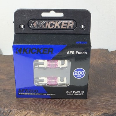 46AFS200 KICKER AFS Mini ANL Fuse 200 Amp (Package Qty of 2 Fuses)