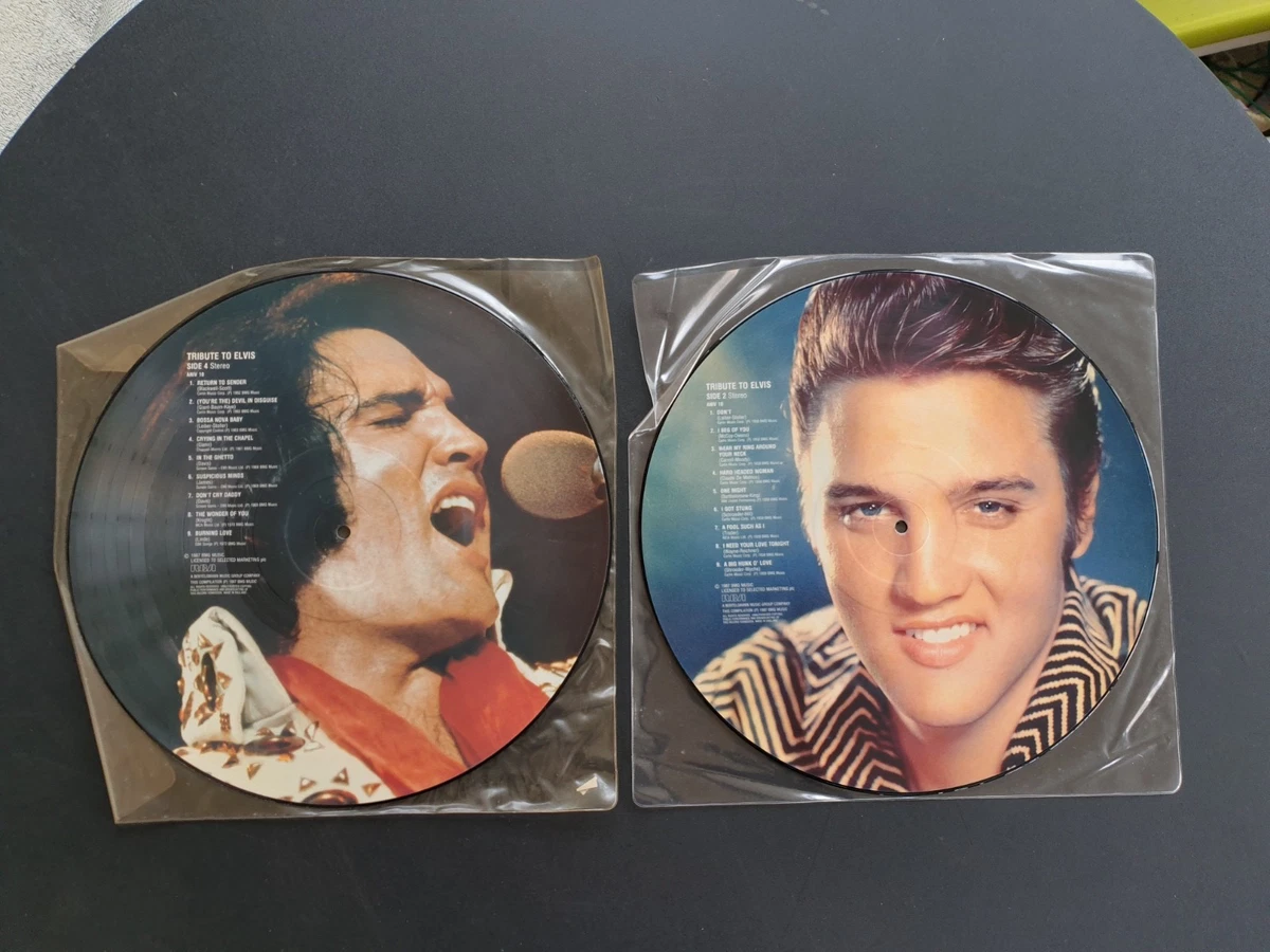 ELVIS PRESLEY - TRIBUTE TO ELVIS 1987 UK PRESS 2 X 12" VINYL RECORD PICTURE DISC