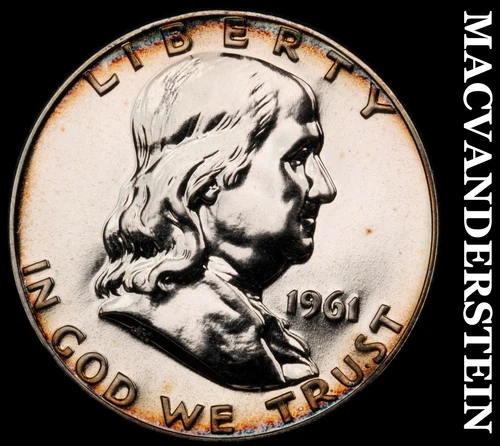 1961 Franklin Half Dollar- Silver Choice Gem Proof Luster No Reserve #i9629