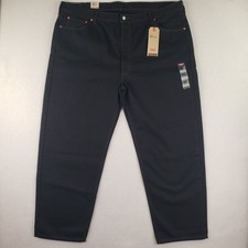 LEVI Levis 550 Mens Black Jeans Size 48x32 Relaxed Fit Tapered Leg NWT