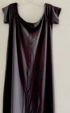 SALE $45/$95FIGHTING EEL WOMEN'S L MID-LENGTH CAP SLEEVES  DARK GRAY DRESS.