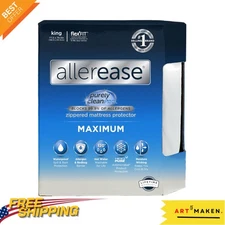 Maximum Allergy Protection King Mattress Cover - Waterproof & Breathable